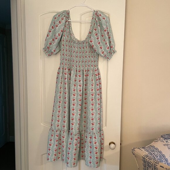 Hill House Home Louisa Nap Dress Trailing Vine Size S - Picture 4 of 6